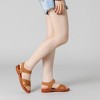 Allegra K Women's Crisscross Straps Open Toe Ankle Strap Flat Sandals - 2 of 4
