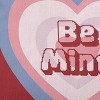 16"x16" Valentine's Day Be Mine Square Throw Pillow Buddha - e by design: Indoor Decorative Polyester Fiber - 2 of 4