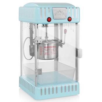 Olde Midway Retro-Style Tabletop Popcorn Machine with 2.5 oz. Kettle, Blue