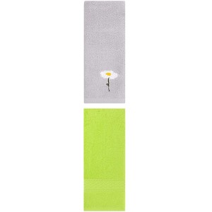 REGALWOVEN Cotton Soft Absorbent Decorative Hand Towel Set for Bathroom 13" x 30" 2 Pcs - 1 of 4