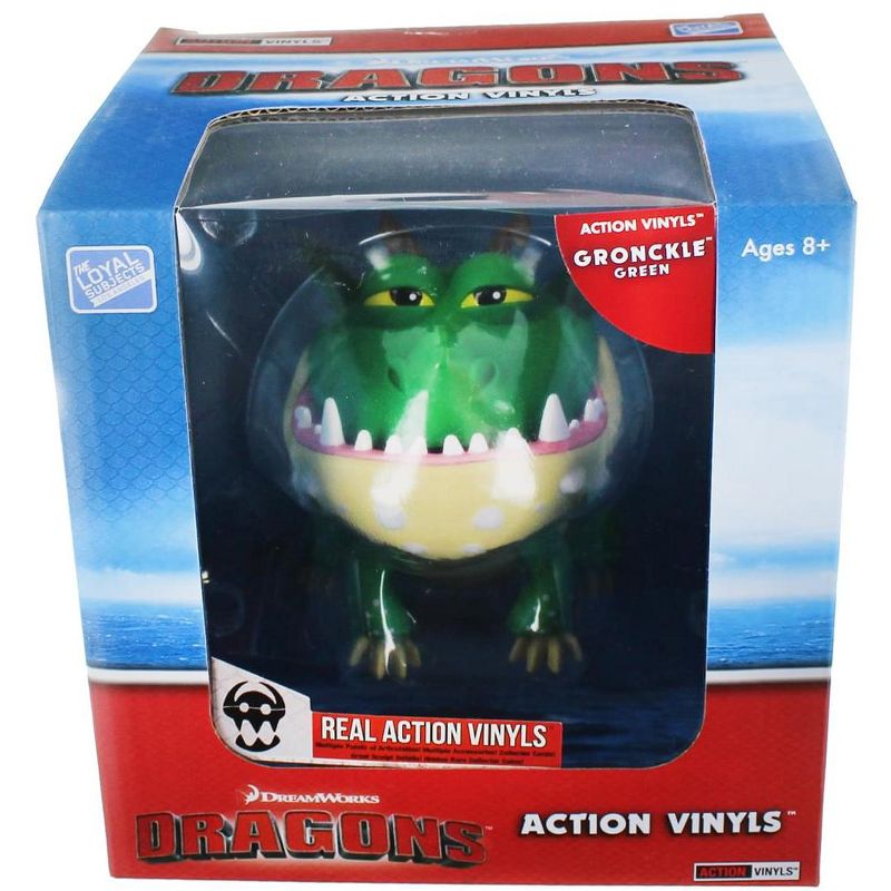 The Loyal Subjects How To Train Your Dragon 6"-7" Action Vinyl: Gronckle (Green), 1 of 3