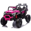Lomsoe 24V 400W Kids Ride On Electric UTV W/Parents Remote Control,Four-Wheel Suspension,LED Lights,Portable Handle,Advanced center panel - 3 of 4