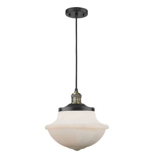 Oxford - 1 Light Cord Hung Mini Pendant In Traditional Style-11.5 Inches Tall and 11.75 Inches Wide - 1 of 1