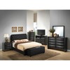 Queen Size Platform Bed with Upholstered Headboard for Bedroom - 4 of 4