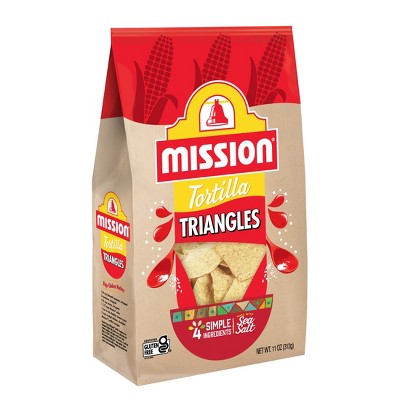 Mission Triangles White Corn Tortilla Chips - 11oz