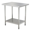 Commercial Worktable & Workstation Stainless Steel Work Table Heavy Duty Commercial Food Prep Work Table for Home, Kitchen, Restaurant - 3 of 4