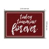Amanti Art Valentines Sentiment VII Forever by Tara Reed Canvas Wall Art Print Framed 23 x 16-in. - 4 of 4