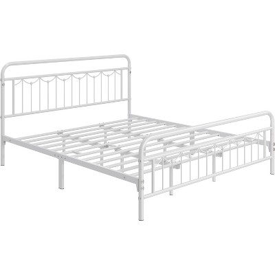 Yaheetech California King Size Metal Platform Bed Frame With Vintage ...