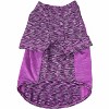 Pet Life (R) Active 'Warf Speed' Heathered Ultra-Stretch Sporty Performance Dog T-Shirt - 4 of 4