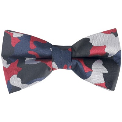 INSPIRE CHIC Men's Camouflage Pre-tied Adjustable Bow Tie