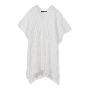 YOUZEY Crochet Swim Cover Up - White - 1 of 4