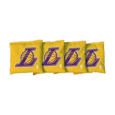 NBA Los Angeles Lakers Corn-Filled Cornhole Bags Yellow - 4pk