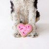 Midlee Pink Heart Sugar Cookie Dog Toy - 4 of 4