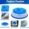 5 Star Super Deals Microwave Splatter Guard Cover - Large - Collapsible Lid for Food Protection and Easy Storage - BPA-Free, Dishwasher Safe - 3 of 4