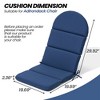 Crestlive Products Adirondack Chair Cushion Thickening Water Resistant Fade Resistant - 2 of 4
