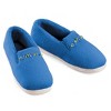 Collections Etc Rosette Plush Terry Cloth Padded Foot Bed Skid-Resistant Slippers - 2 of 4