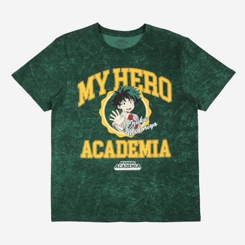 Men's My Hero Academia Short Sleeve Graphic T-shirt - Green : Target