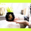 Silver Buffalo Harry Potter Hogwarts Cauldron 8.25 x 4.5 x 4.5 Inch Ceramic Planter w/ Artificial Plant - 3 of 4