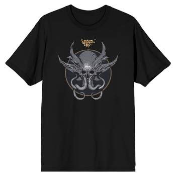 Dungeons & Dragons Fortress Of Fangs Men's Black T-shirt-xl : Target
