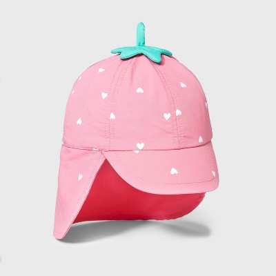 Baby Girls' Strawberry Swim Hat - Cat & Jack™ Pink 0-6M