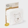 Women's Winnie The Pooh Embroidered Faux Fur 3pk Cozy Gift Set with Reusable Pouch, Cozy Socks and Eye Mask - Ivory/Gold 4-10 - 4 of 4