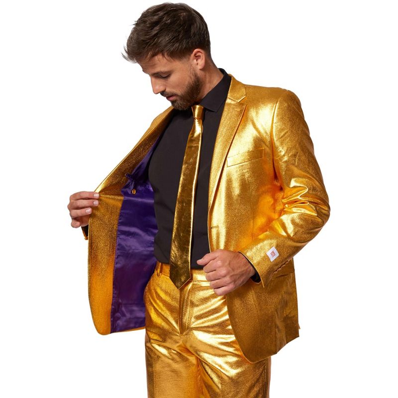 OppoSuits Men's Suit - Groovy Gold, 5 of 8