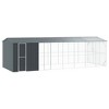vidaXL Bird Cage Anthracite 422 x 103 x 142 cm Galvanized steel - 2 of 4
