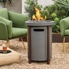 20lb Column Propane Fire Pit Gray - Threshold™ - 2 of 4