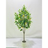 1pcs Artificial Lemon Tree 5ft Fake Lemon Plant in Pot Large Fake Floor Plants Faux Trees Indoor Lemon Decorations for Home Living Room Office - 2 of 4