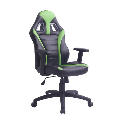 Adjustable Swivel Gaming or Office Chair Black/Green - AC Pacific