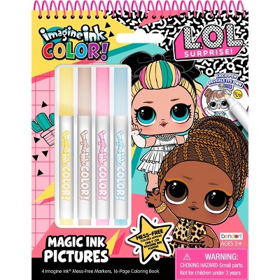 Lol Surprise Coloring Book With Mini Stamper Markers : Target