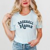 Simply Sage Market Women's Baseball Mama Stars Short Sleeve Graphic Tee - 2 of 4