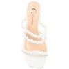 Journee Collection Womens Reagaan Tru Comfort Foam Open Square Toe Block Heel Sandals Off White 9 - 4 of 4