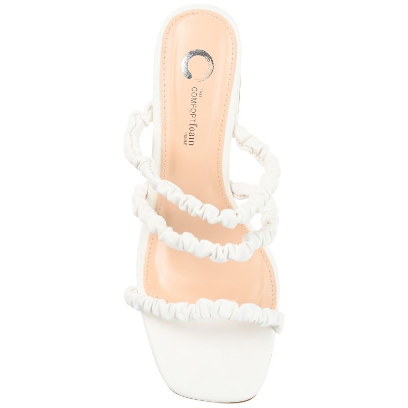 Journee Collection Womens Reagaan Tru Comfort Foam Open Square Toe Block Heel Sandals, 5 of 11