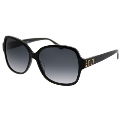 Juicy Couture Ju 592 807 9o Womens Square Sunglasses Black 57mm : Target
