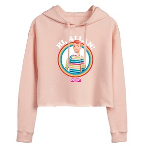 Women's - Barbie - Hi Allan Cropped Graphic Hoodie - 1 of 3