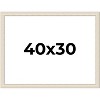 PosterPalooza | Weathered White Picture Frame - UV Acrylic, Backing Board, Hanging Hardware Included - 2 of 4