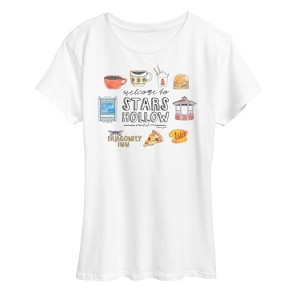 Women's - Gilmore Girls - Stars Hollow Grid Short Sleeve Graphic T-Shirt - 1 of 4