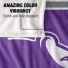 University Of Sioux Falls Primary Logo Silky Touch Blanket White 50x60 - 4 of 4