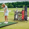 Arceso 36 Inch Golf Bag Organizer, Golf Storage Organizer for Garage with Wheels,  Golf Clubs, Golf Equipment Accessories - 4 of 4