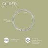 GILDED 1-2-3 ct t.w. Round Lab Grown Diamond Tennis Bracelets in Sterling Silver - 4 of 4