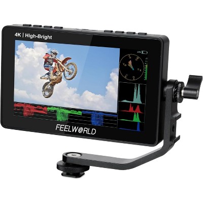FEELWORLD F5 Prox 5.5 Inch 1600nit High Bright DSLR Camera Field Monitor Touchscreen Waveform 3D LUT F970 External Kit