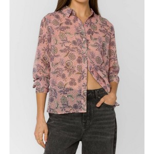 Women's Chanelle Long Sleeve Blouse - Velvet Heart - 1 of 4