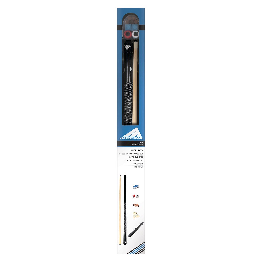 UPC 754806230207 product image for Mizerak Hardwood Billiards Pool Cue and Case Combo | upcitemdb.com