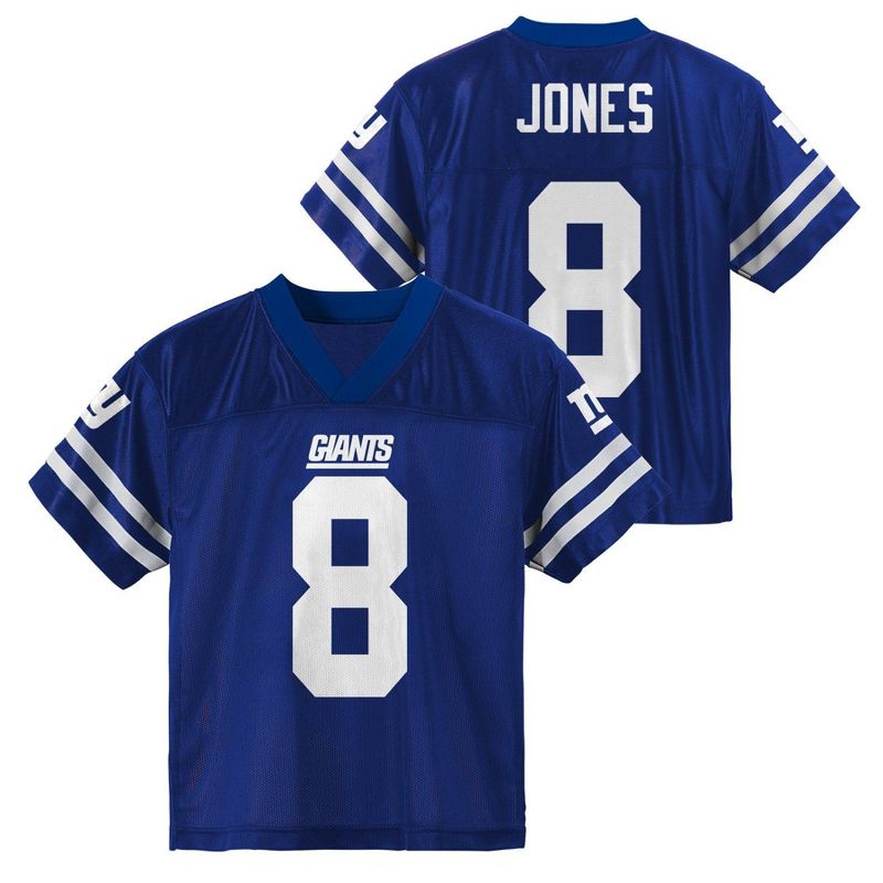 NFL New York Giants Boys' Short Sleeve Jones Jersey, 1 of 4