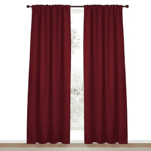 NICETOWN Backtab & Rod Pocket Blackout Thermal Curtain Panels, Set of 2 - 1 of 4