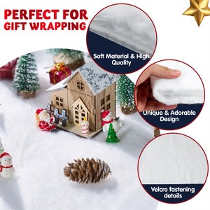 Joyfy "15"x10ft Christmas Snow Blanket Roll - Thick White Fake Snow Cover for Tree Skirts, Village Displays & Holiday Decor - 1 of 4