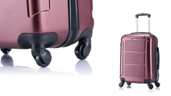 InUSA Pilot Lightweight Hardside Carry On Spinner Suitcase , 2 of 8, play video