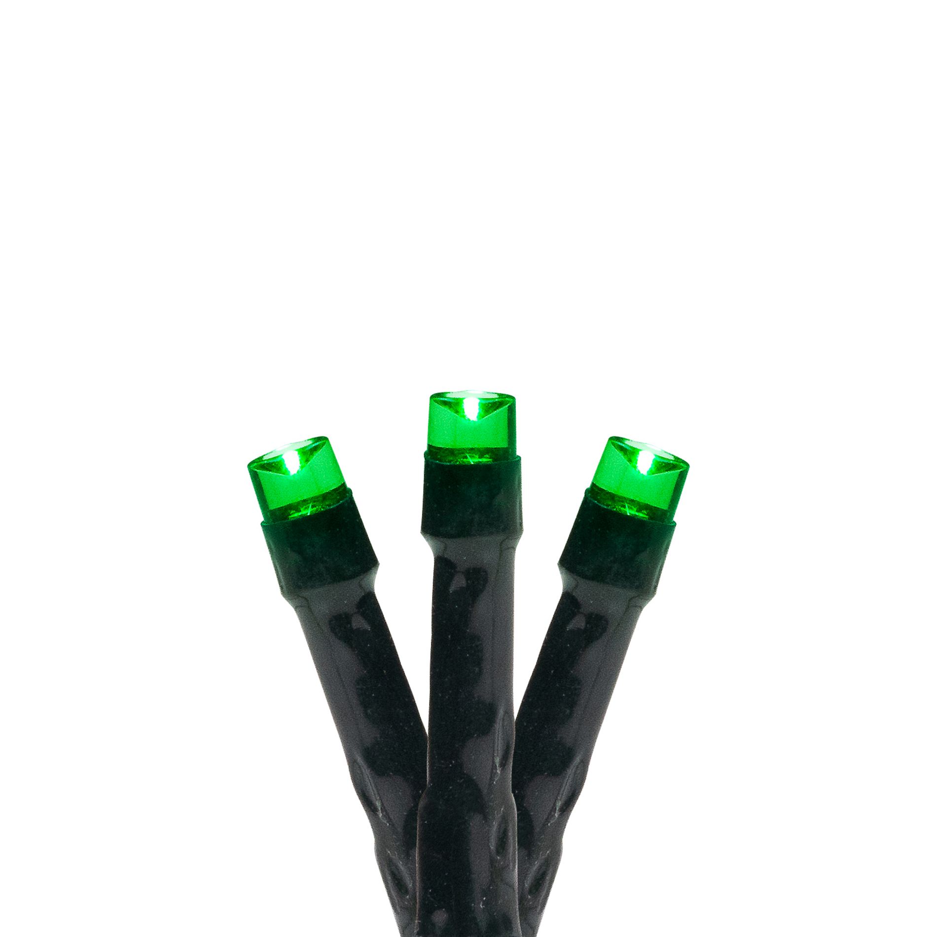 Northlight Battery Operated LED Christmas Lights - Green - 9.5' Green Wire - 20ct