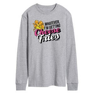 Men's - Mean Girls - Cheese Fries Long Sleeve Graphic T-Shirt - 1 of 4